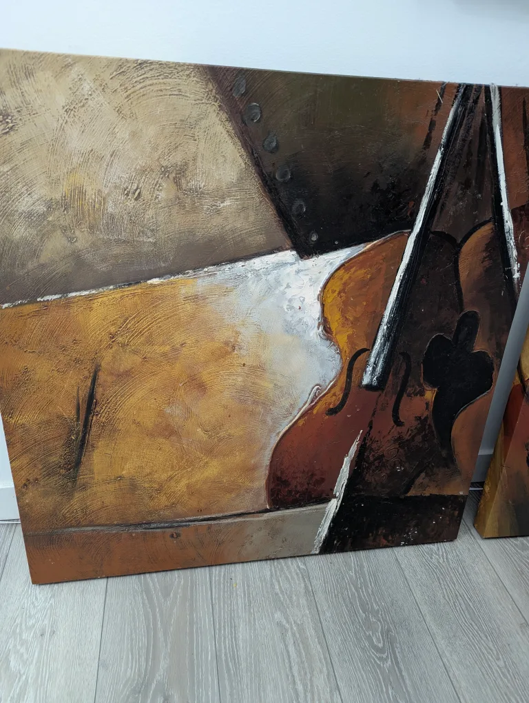 Abstract Violin Paintings - Set of 2 image indicator(2)