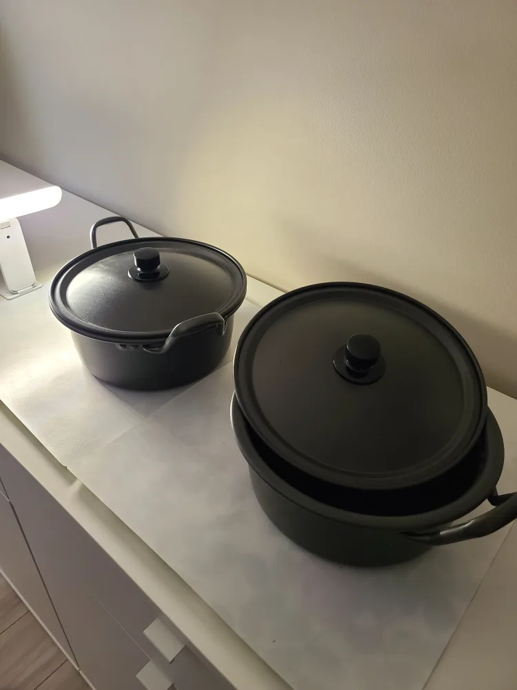 Black Pot with Lid thumbnail