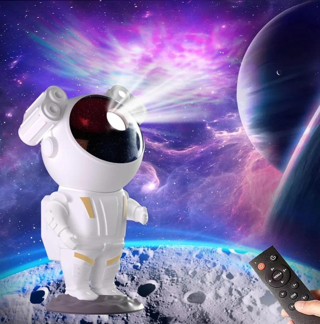 Astronaut Galaxy Star Projector Night Light | Rotating Nebula thumbnail