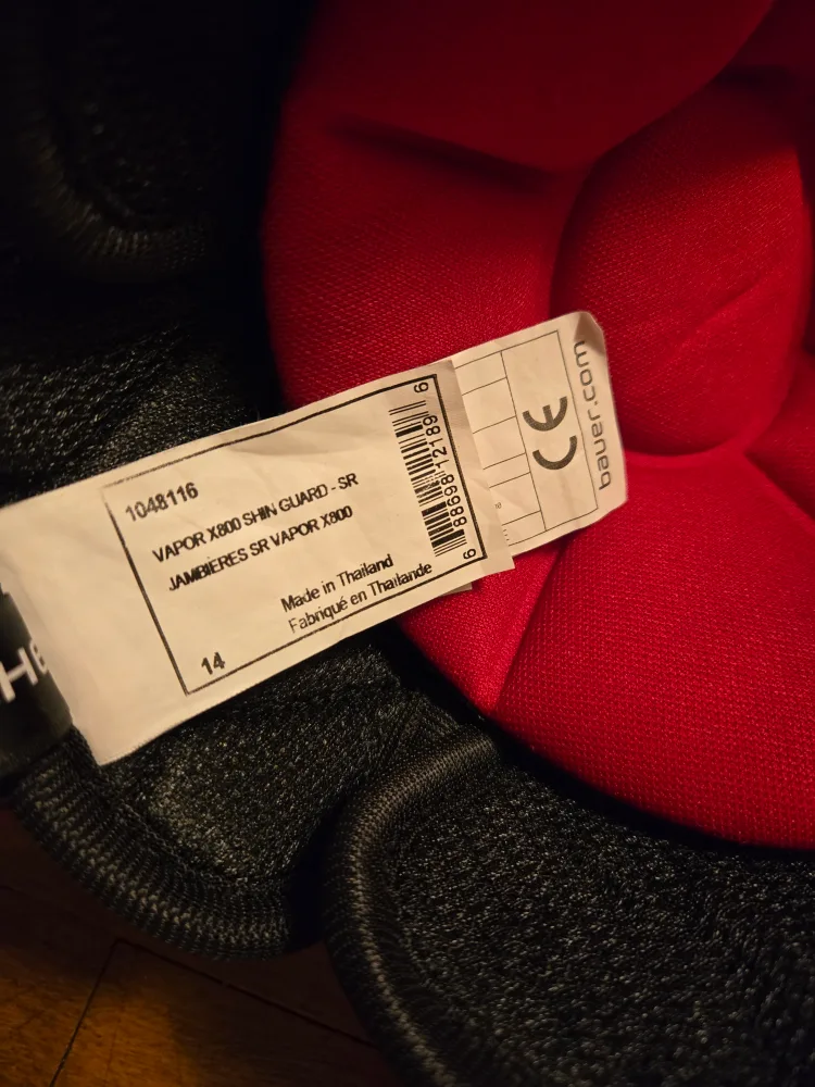 Bauer hockey shin guards 14" image indicator(3)