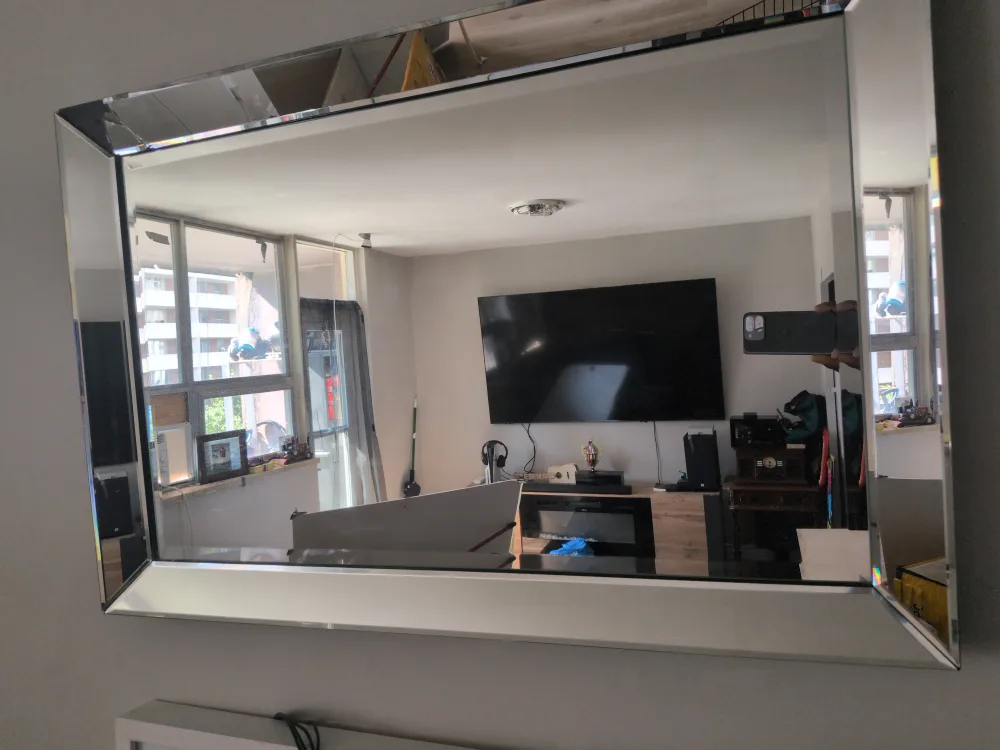 Large Framed Wall Mirror thumbnail