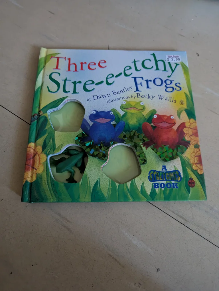 Three Stretchy Frogs by Dawn Bentley thumbnail