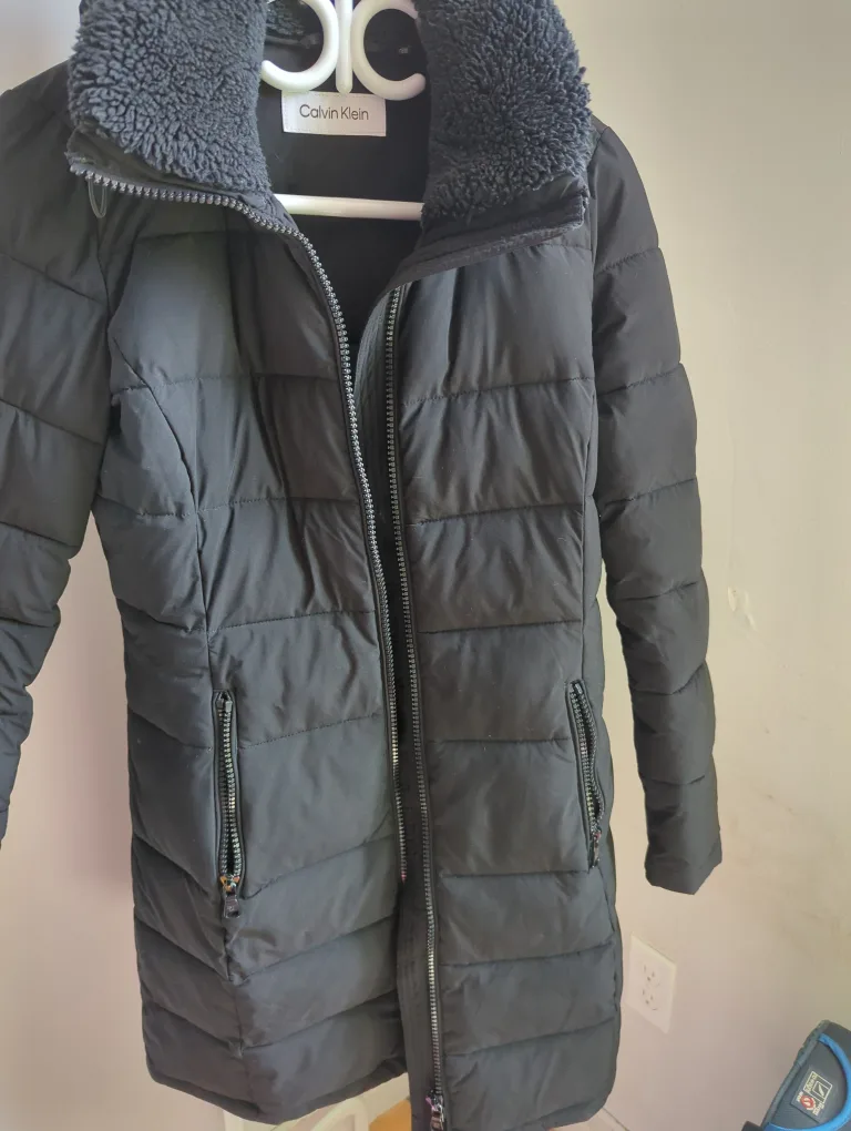 Calvin Klein Black Puffer Jacket - XS thumbnail