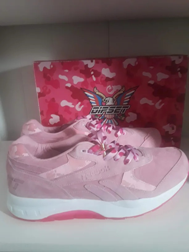 Reebok Dipset Pink Camo Sneakers thumbnail