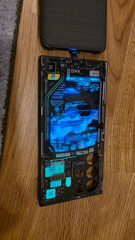 Light Up Cyberpunk S23 Ultra case thumbnail