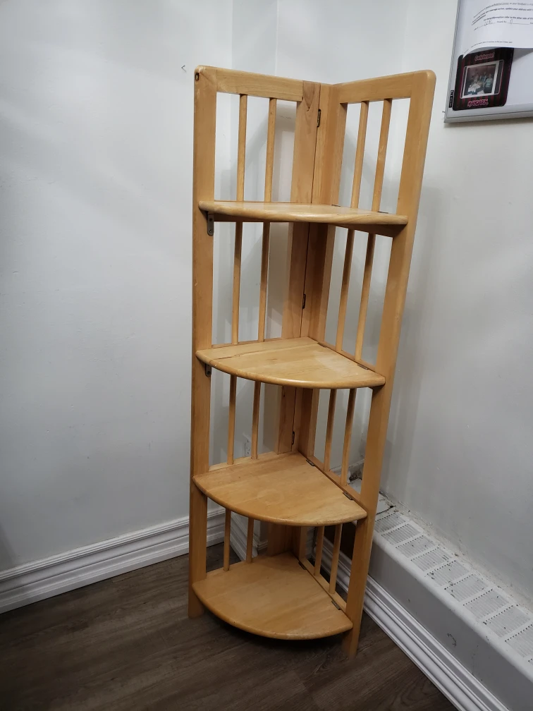 Wooden Corner Shelf