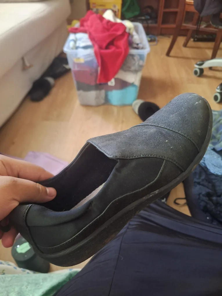 Black Slip-On Shoes image indicator(3)