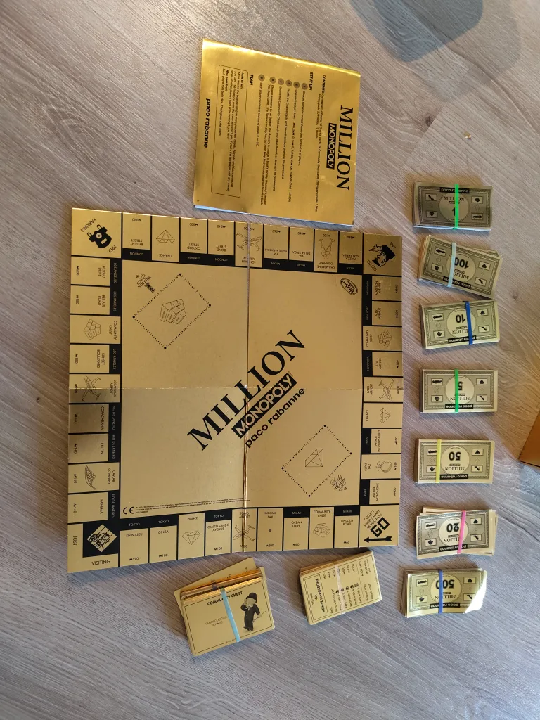Paco Rabanne Million Monopoly – Limited Edition Board Game🇨🇦🧡 thumbnail