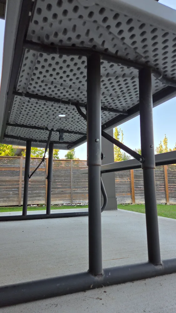 Picnic Table with Attached Benches image indicator(5)