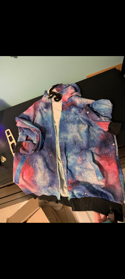 Galaxy Print Hoodie