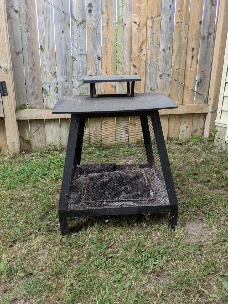 Used Metal Fire Pit