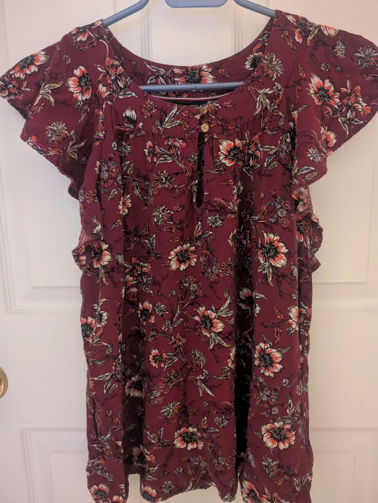 Tommy Hilfiger Floral Blouse - Size Medium thumbnail
