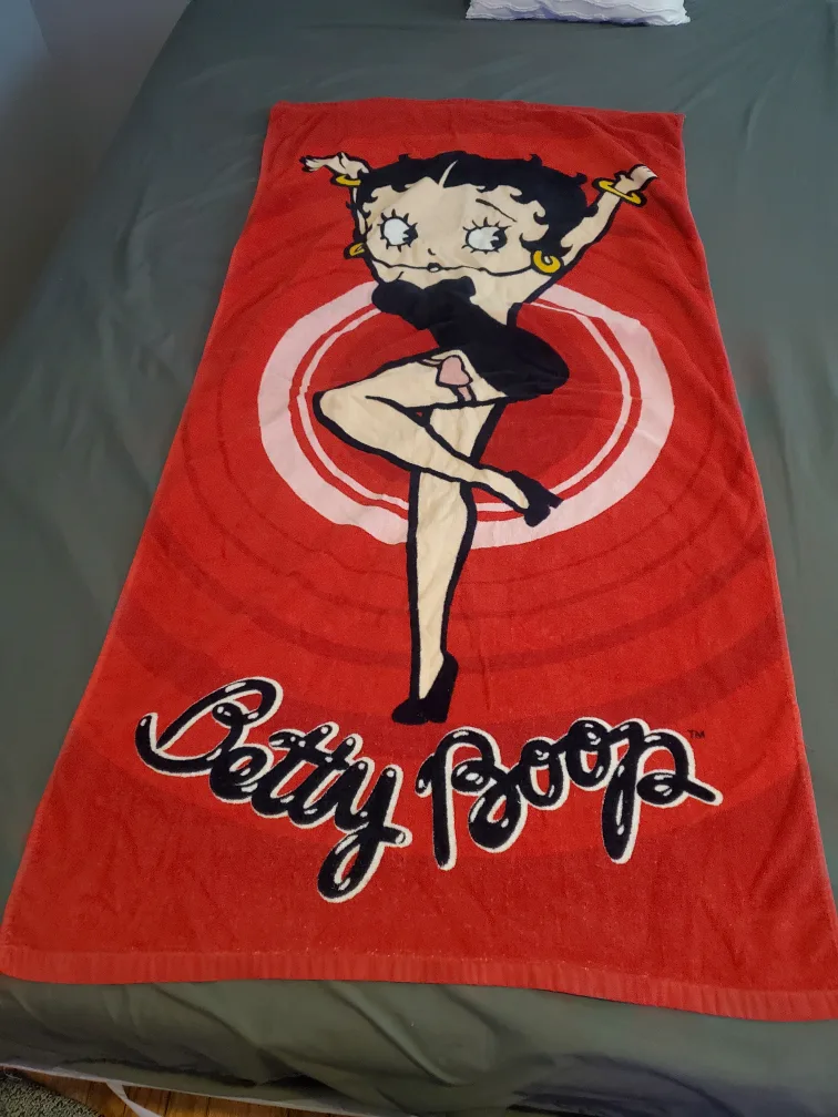 Betty Boop Beach Towel thumbnail