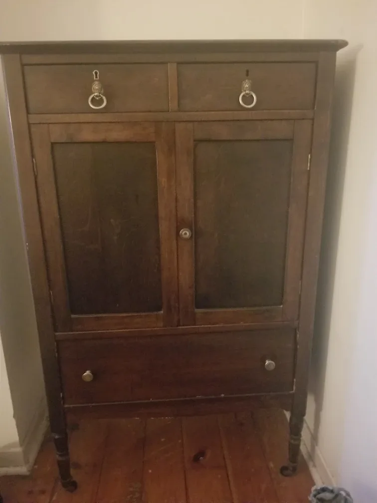 Vintage Wooden Cabinet thumbnail