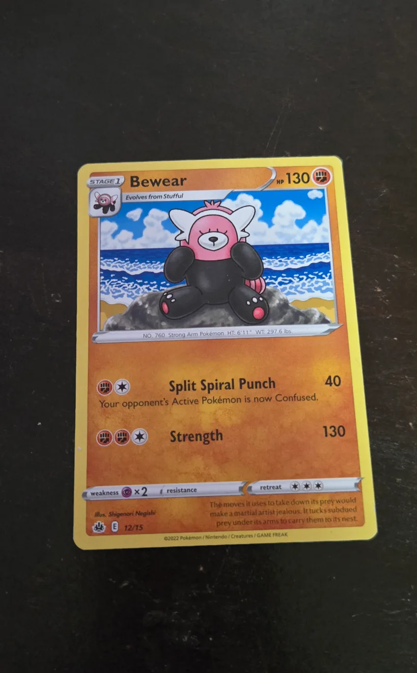 Bewear Pokémon Card thumbnail