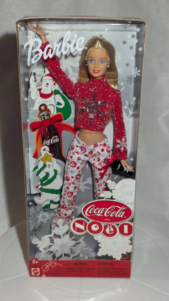Coca-Cola Noël Barbie Doll - New in Box! 2002 thumbnail
