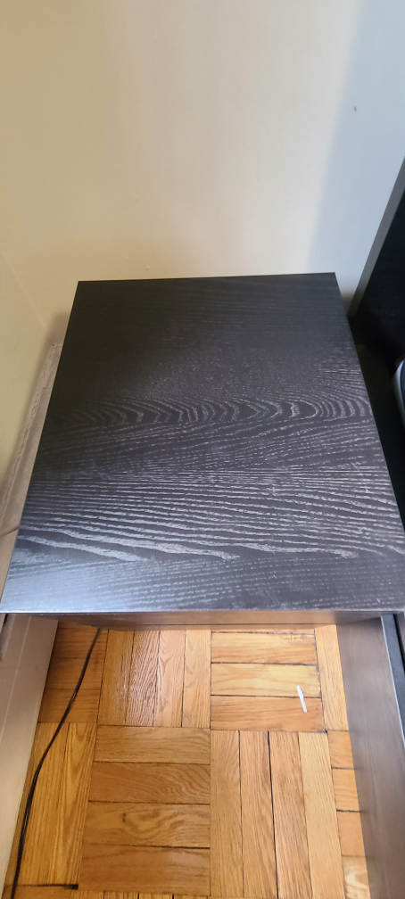 IKEA Malm Black-Brown 2-Drawer Nightstand