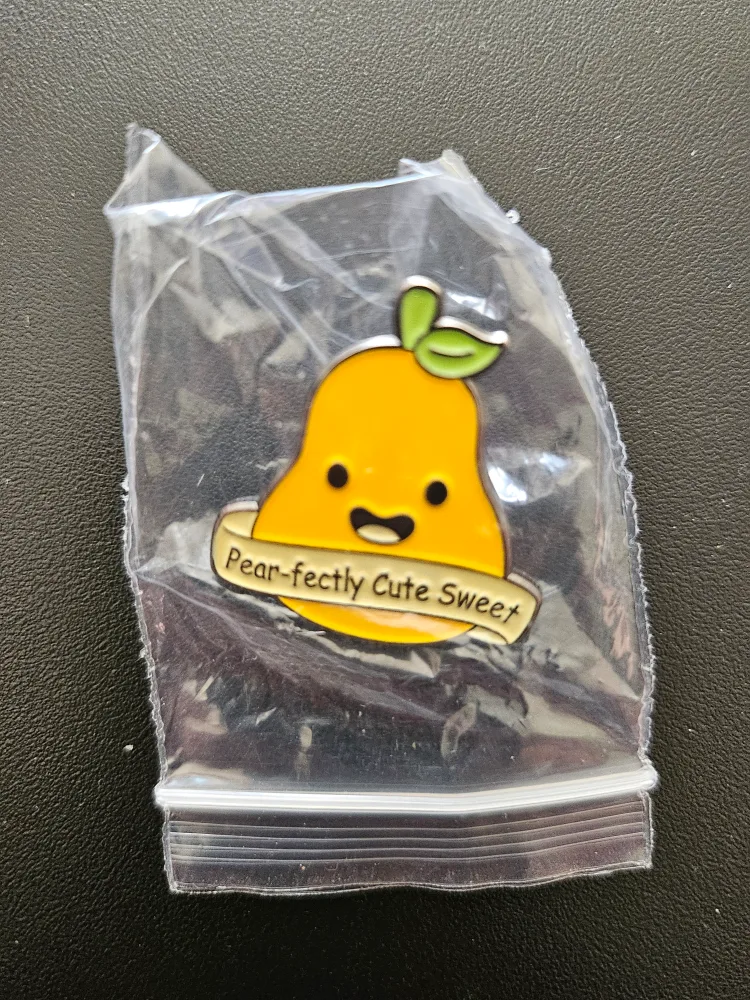 Pear-fectly Cute Sweet Enamel Pin - New thumbnail