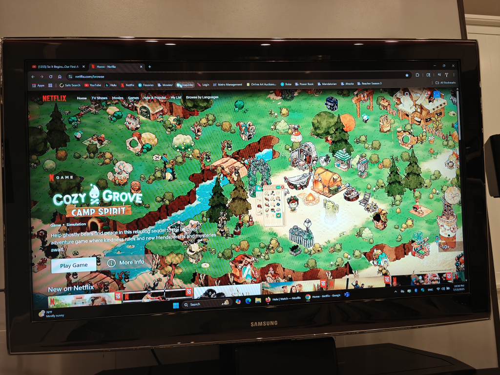 52 inch Samsung TV