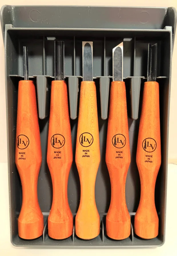 ⚒️Lee Valley Power Grip Carving Tool Set🪚 thumbnail