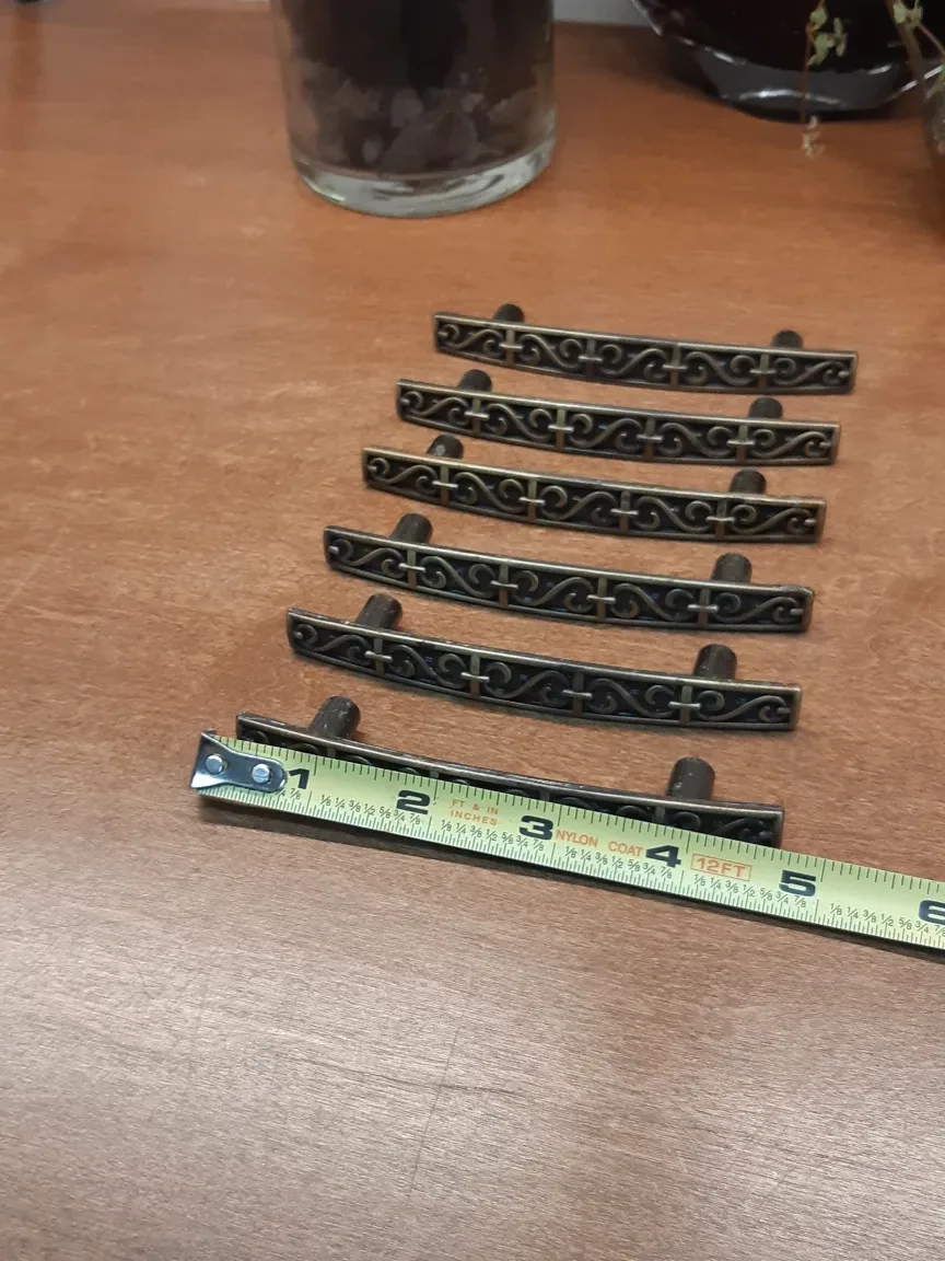 Antique Bronze Cabinet Pulls - Set of 6 image indicator(7)