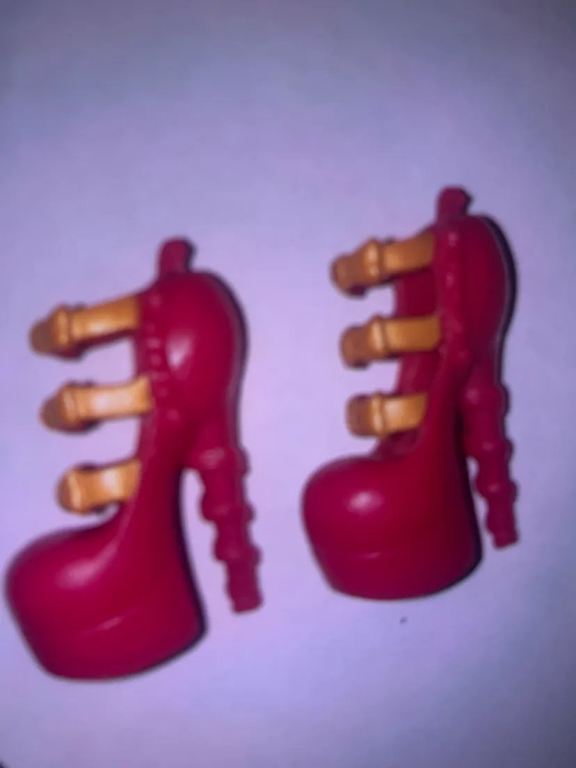 $10 ever after apple white doll shoes thumbnail