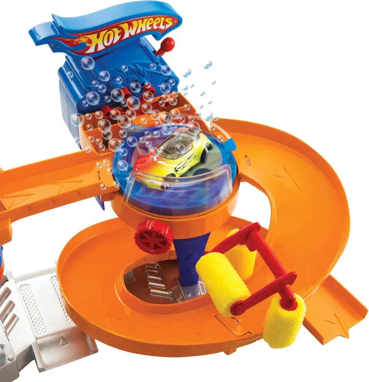 Hot Wheels Color Shifters Bubble-Matic Car Wash Playset image indicator(4)
