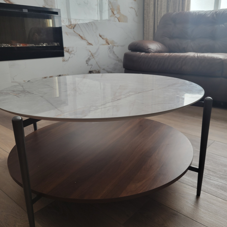 Round Marble Coffee Table - photo 2