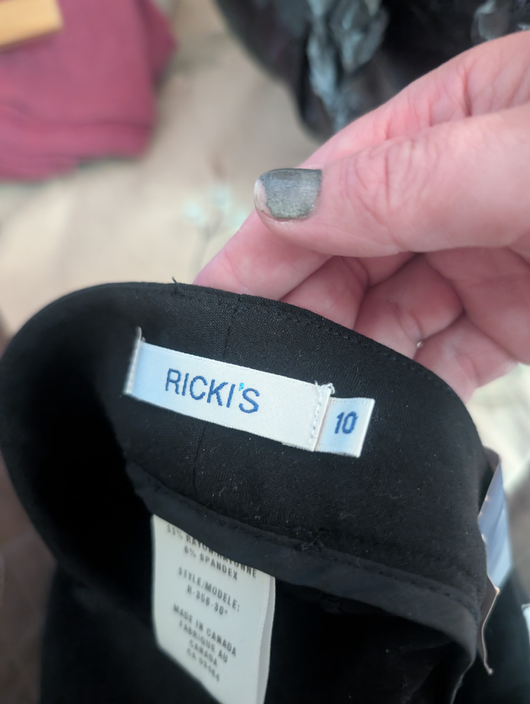 Ricki's Black Pants - Size 10 - photo 3