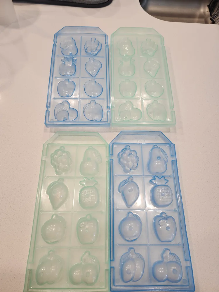 Fruit Shaped Ice Cube Trays - Set of 4 thumbnail