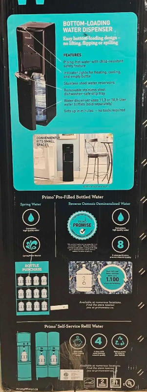 Primo Bottom Loading Water Dispenser