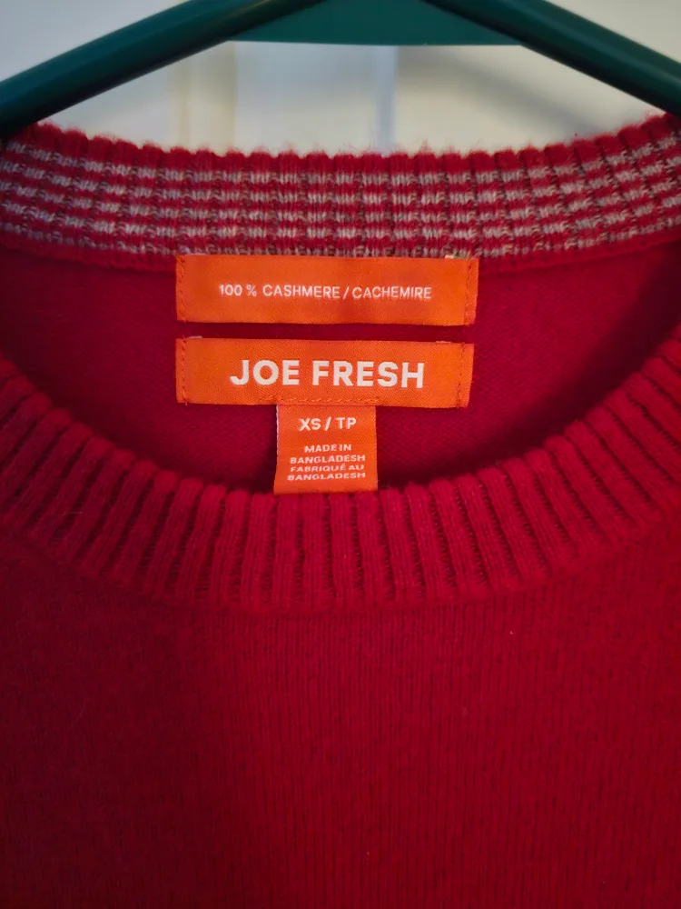 Joe Fresh 100% Cashmere Sweater - XS image indicator(4)