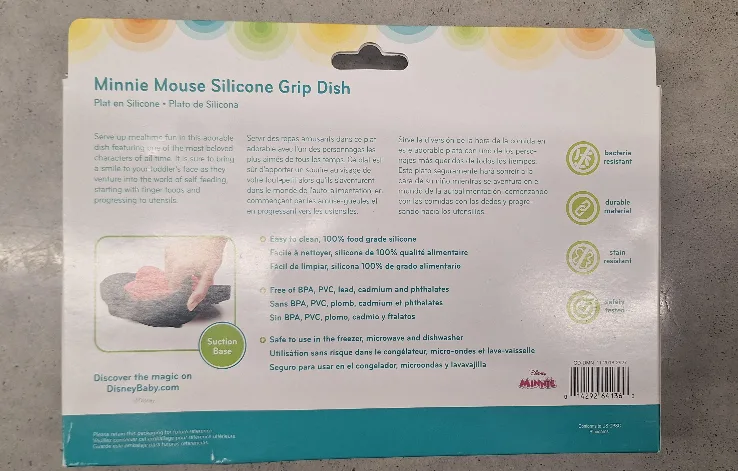 Bumkins Bumkins - Silicone Grip Dish - Disney Minnie Mouse image indicator(4)