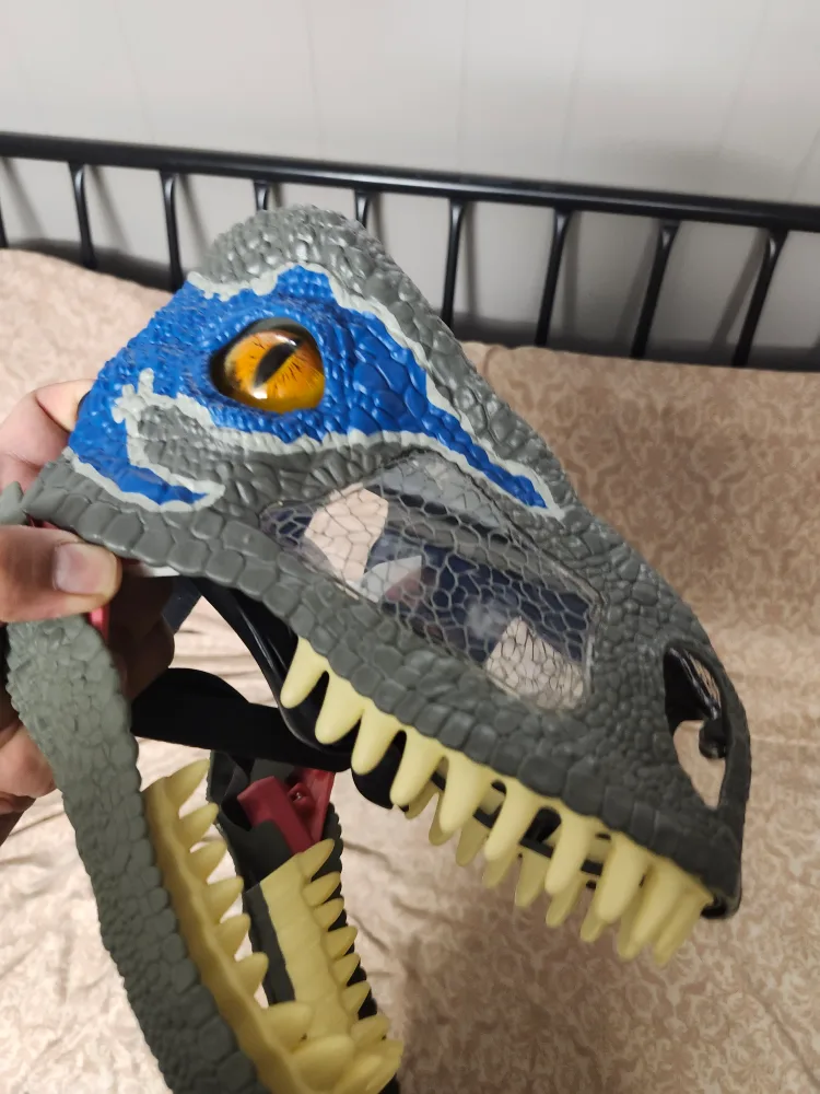 Jurassic World Dinosaur Mask Realistic and with spund effect thumbnail