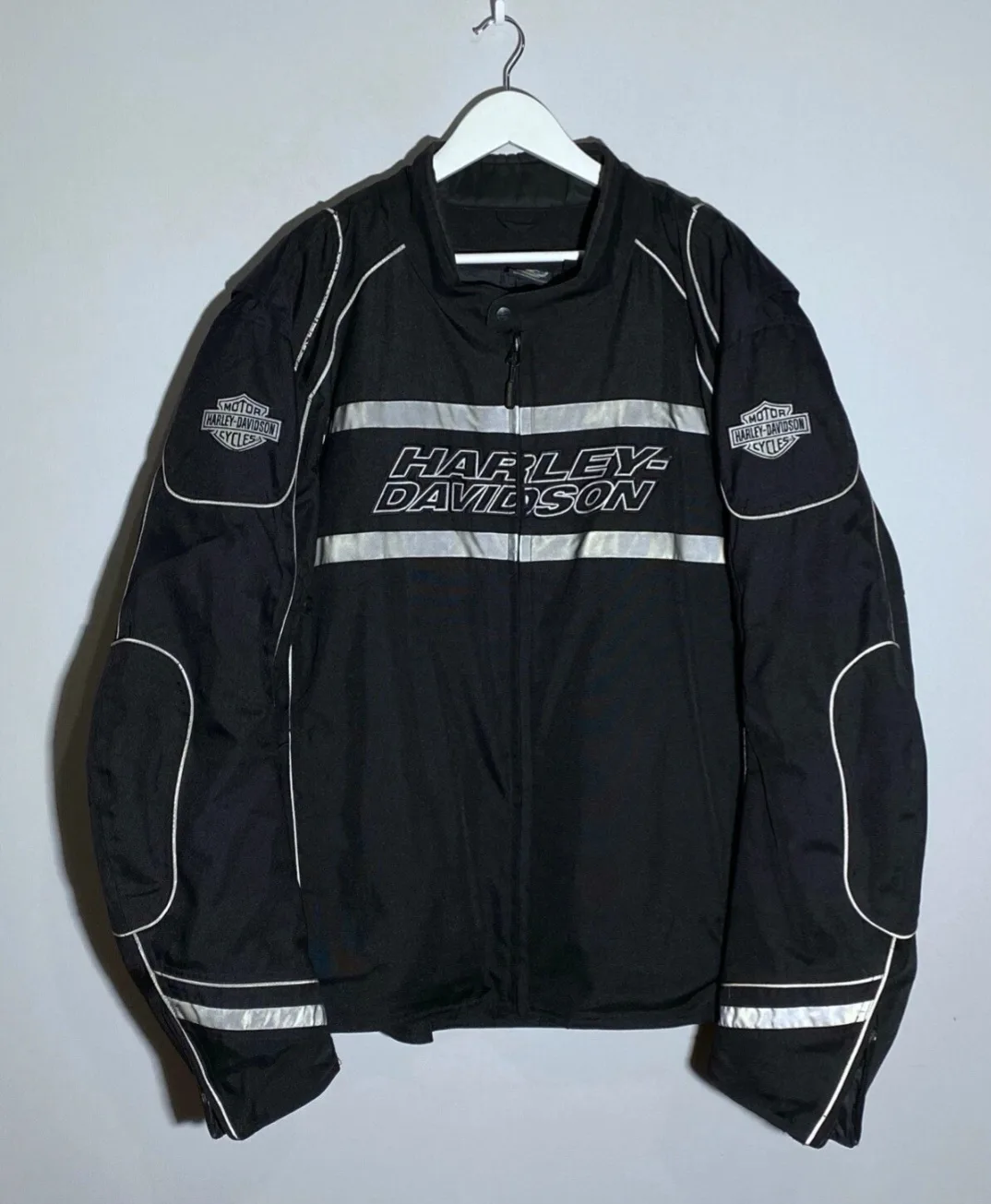 Men's Harley Davidson Reflective Motorcycle Jacket - Size 5xl thumbnail