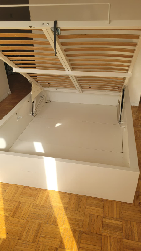 White Storage Bed Frame - photo 2