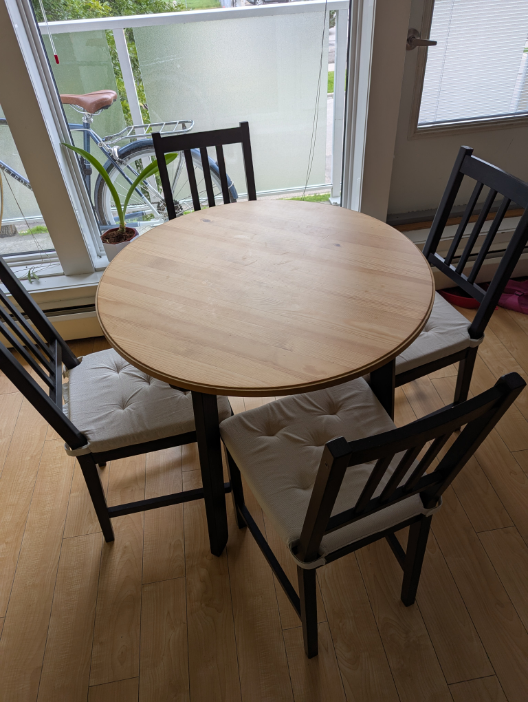 IKEA Table and Chairs
