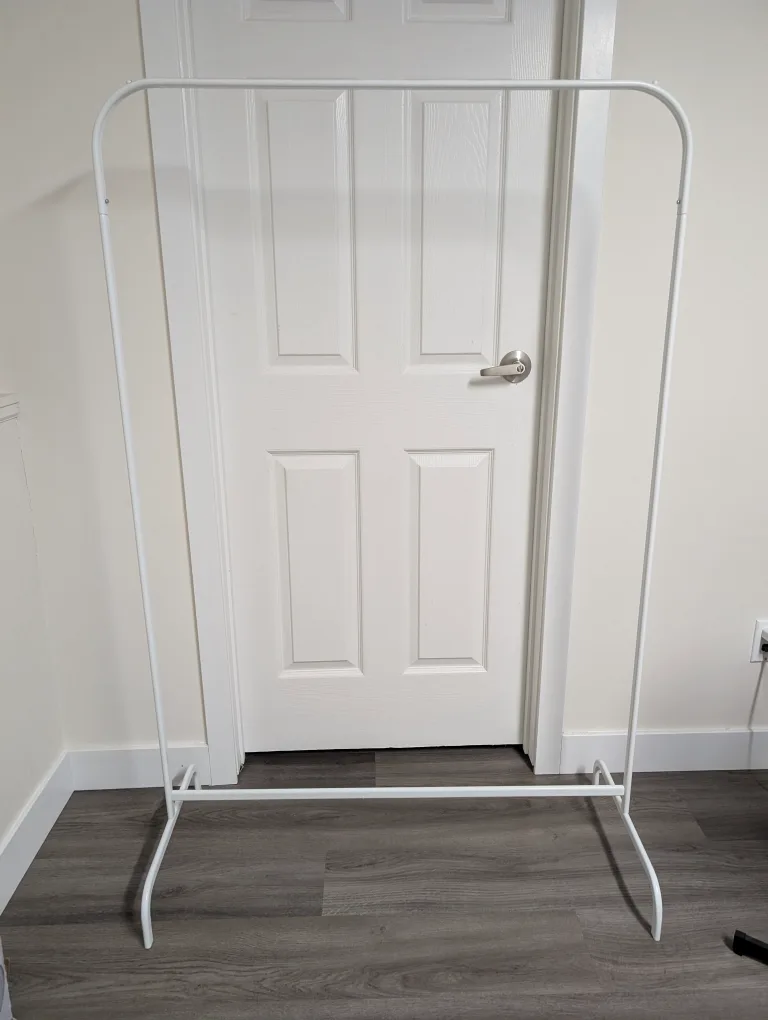 IKEA Clothes Rack - White thumbnail
