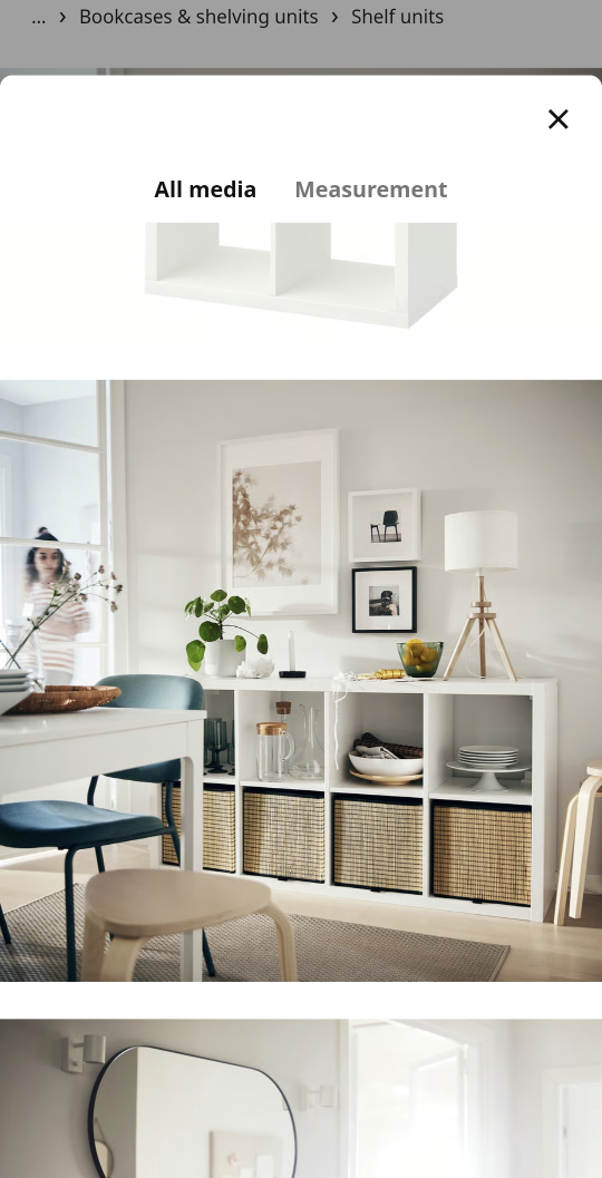IKEA Kallax Shelf Unit with Baskets - photo 3