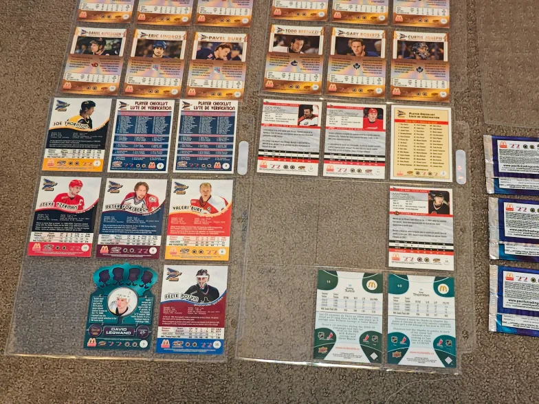 2000 2001 2002 2009 McDonalds Hockey Trading Cards - 62 Count image indicator(9)