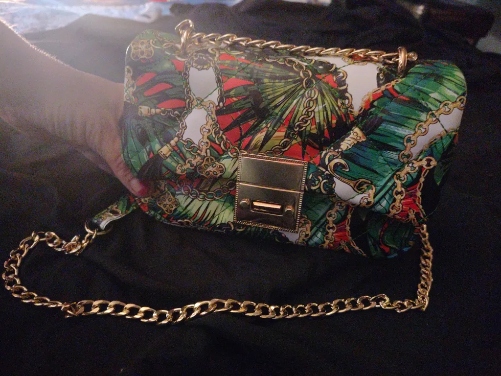 Tropical Print Chain Strap Bag thumbnail
