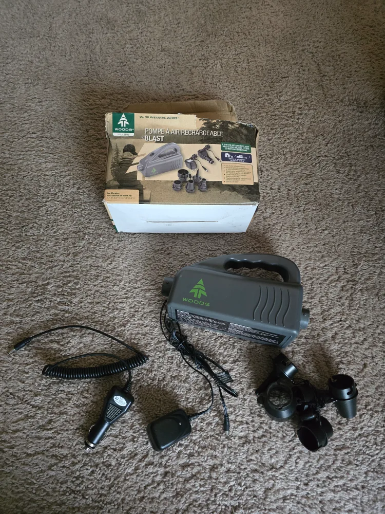 Woods Blast RC Lightweight Rechargeable Camping Air Pump thumbnail