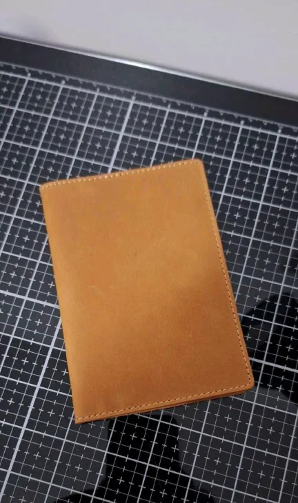 Faux Leather Passport Holder - Tan 🇨🇦 image indicator(3)