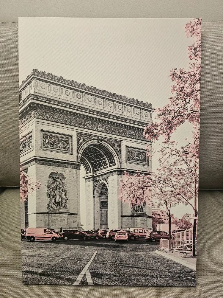 Set of 3 Paris Canvas Wall Art image indicator(2)