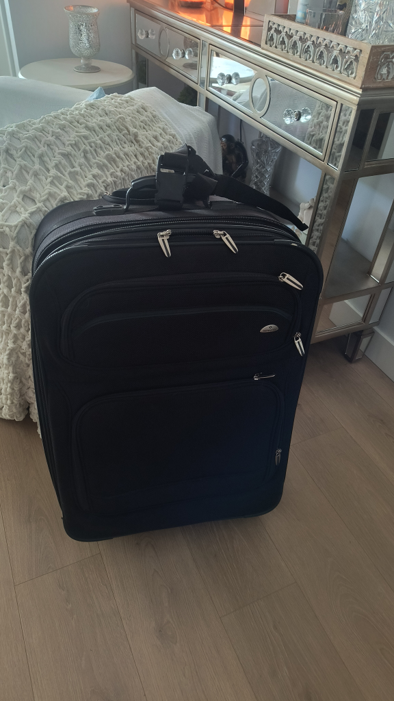 Samsonite Black checked Suitcase