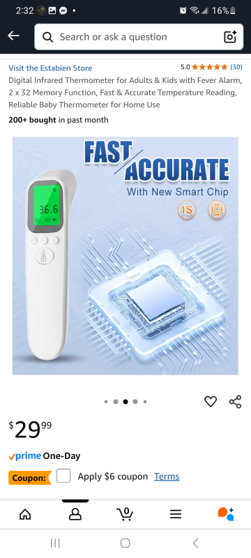Brand new 🇨🇦🇨🇦Digital Infrared Thermometer for Adults & Kids - photo 4