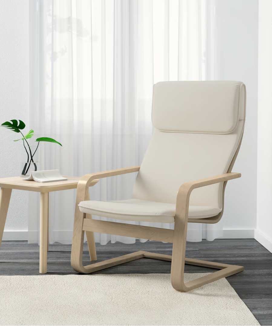 IKEA Poang Rocking Chair - Cream Colour