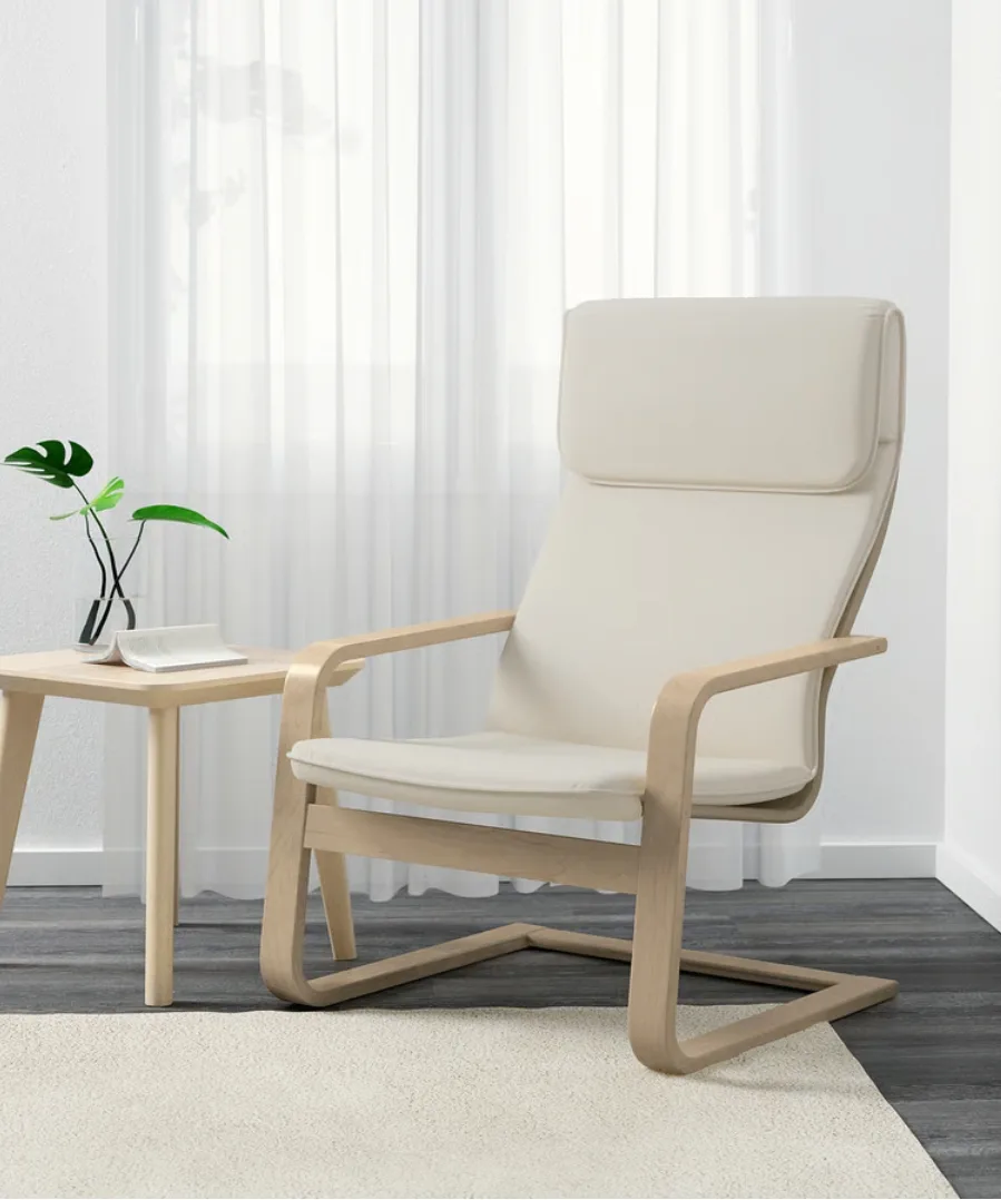 IKEA Poang Rocking Chair - Cream Colour thumbnail