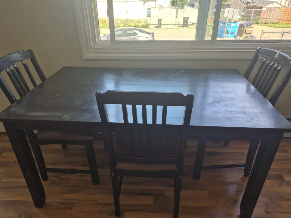 Dining Table with 3 Chairs - Some Wear