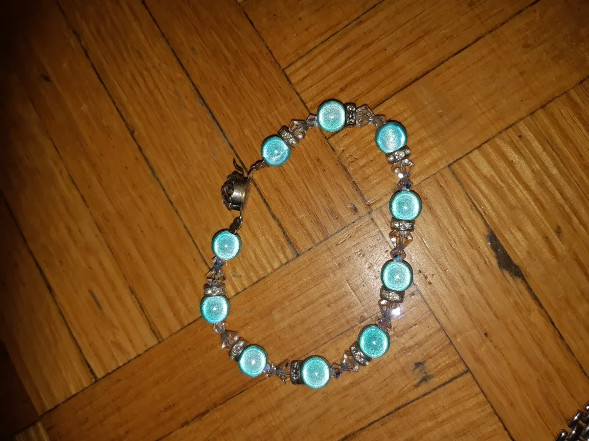 Teal Beaded Bracelet 🇨🇦 thumbnail